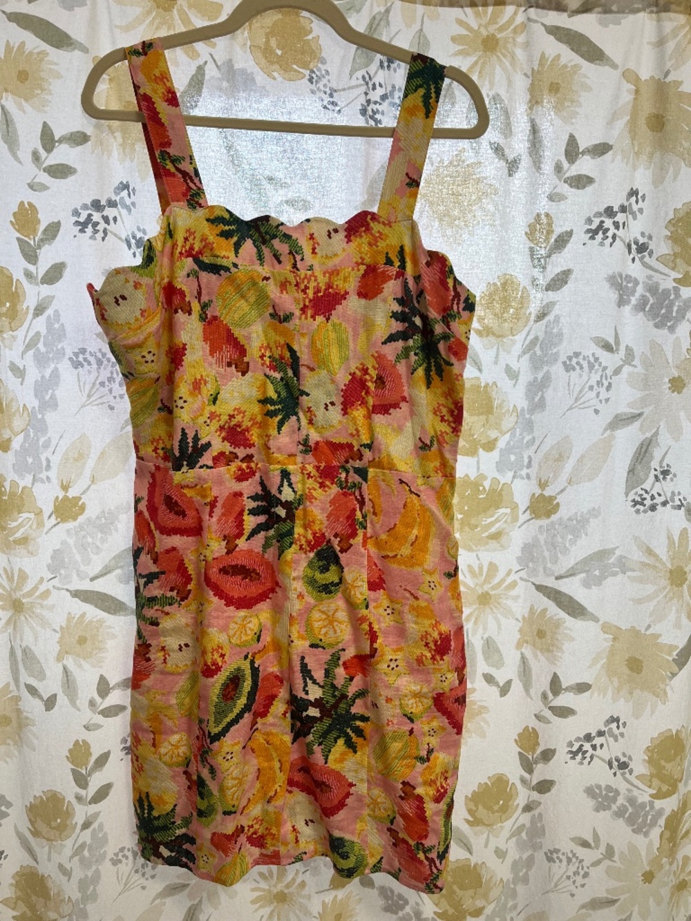 140. NWT Farm Rio Frutas Linen Dress Size XL